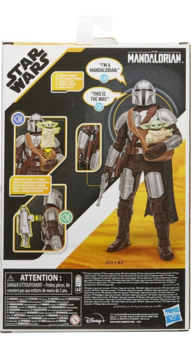 Figura Star Wars Galactic Action - Mandalorian & Grogu