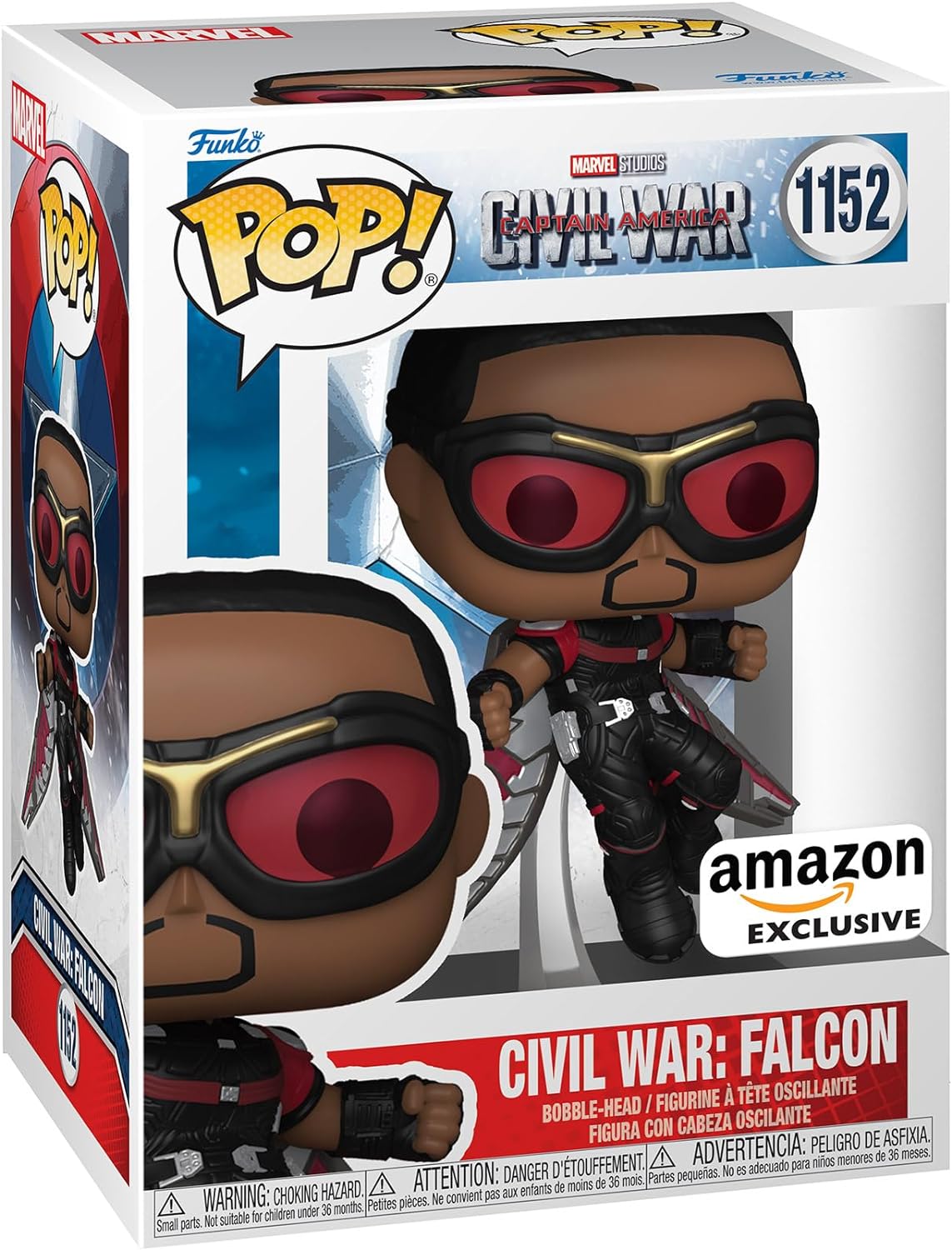 Funko Pop! Marvel - Civil War: Falcon (Amazon Exclusive)