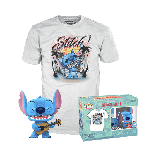 Funko Pop! Stitch (Flocked) - Pop! + Tee