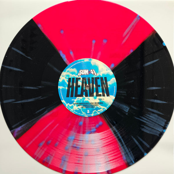 Sum 41 – Heaven :X: Hell (Red & Black Quad With Blue Splatter 2xLP)