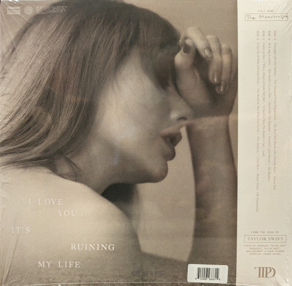 Taylor Swift – The Tortured Poets Department [2LP, Ghosted White]