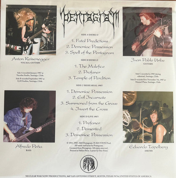Pentagram - Demos [2xLP, Limited Edition (100 Copies), Reissue, Stereo, Crystal Red]