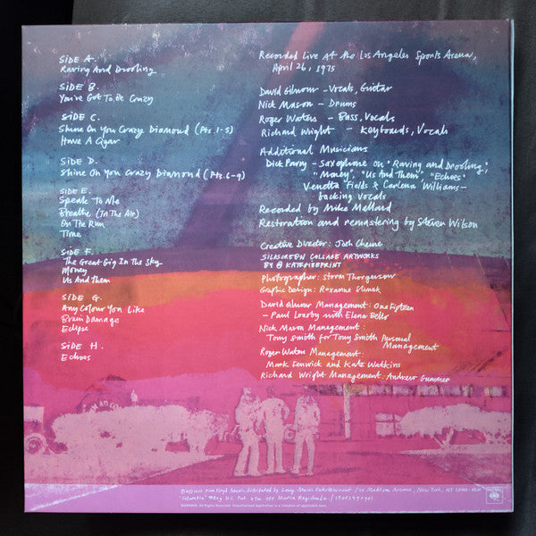 Pink Floyd – Live From The Los Angeles Sports Arena, April 26th , 1975 [4xLP]