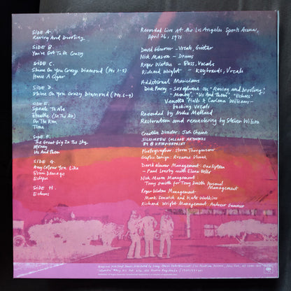 Pink Floyd – Live From The Los Angeles Sports Arena, April 26th , 1975 [4xLP]