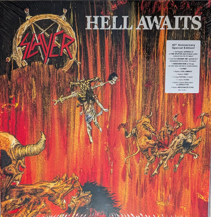 Slayer – Hell Awaits [Colored Vinyl, Red, Orange, With Book, Anniversary Edition]
