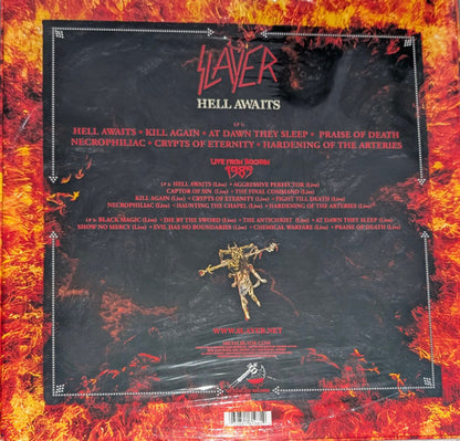 Slayer – Hell Awaits [Colored Vinyl, Red, Orange, With Book, Anniversary Edition]