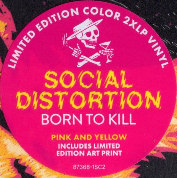 Social Distortion - Born To Kill (IEX) [2x Pink & Yellow LP]