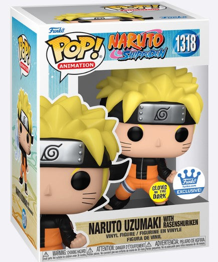 Funko Pop! Animation - Naruto Uzumaki with Rasenshuriken(Glows in the Dark)(Funko Shop Exclusive)