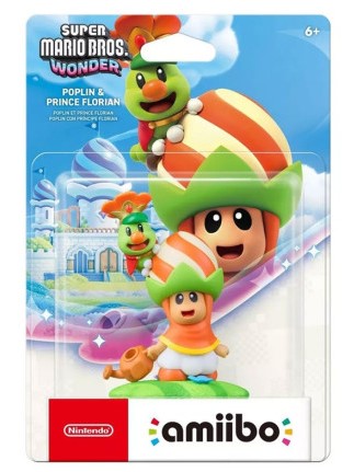 Nintendo amiibo - Super Mario Bros. Wonder Series - Poplin & Prince Florian