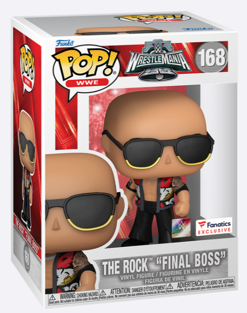 Funko Pop! WWE - The Rock "Final Boss" (Fanatics Exclusive)