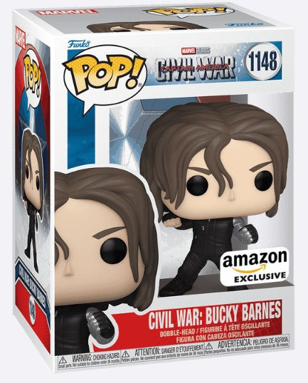 Funko Pop! Marvel - Civil War: Bucky Barnes (Amazon Exclusive)