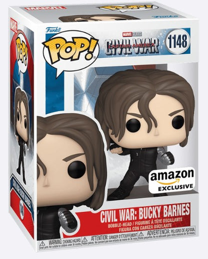 Funko Pop! Marvel - Civil War: Bucky Barnes (Amazon Exclusive)