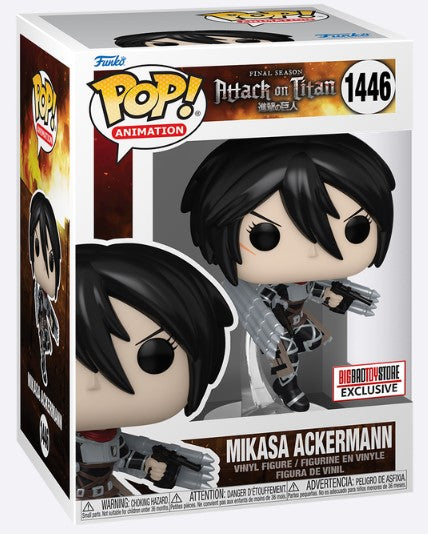 Funko Pop! Animation - Mikasa Ackermann (Metallic)(Bigbadtoystore Exclusive)