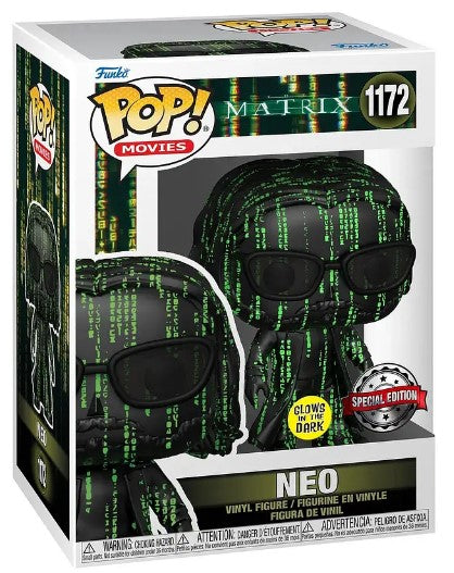 Funko Pop! Movies - Neo (Glows in the Dark)(Special Edition)