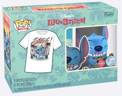 Funko Pop! Stitch (Flocked) - Pop! + Tee