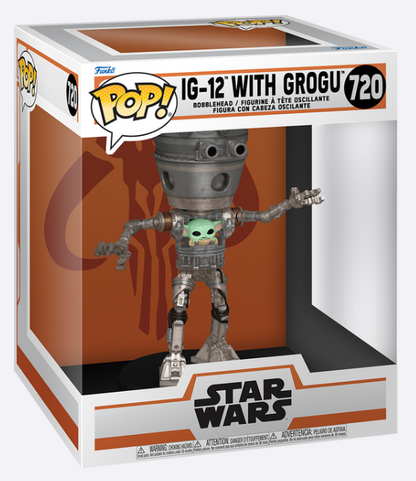 Funko Pop! Star Wars - IG-12 with Grogu