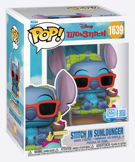 Funko Pop! Premium - Stitch in Sunlounger (Entertaiment Earth Exclusive)