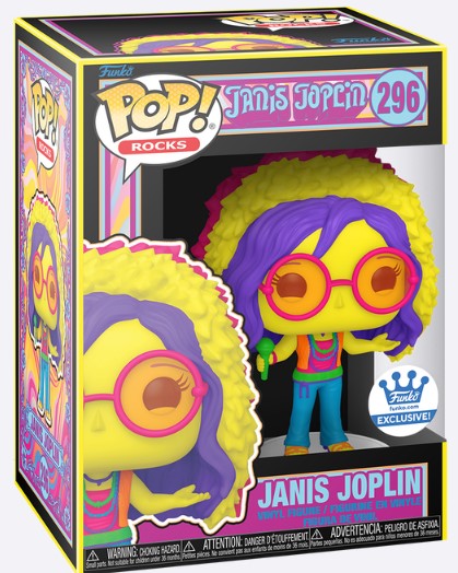 Funko Pop! Rocks - Janis Joplin (Blacklight) (Funko Shop Exclusive)