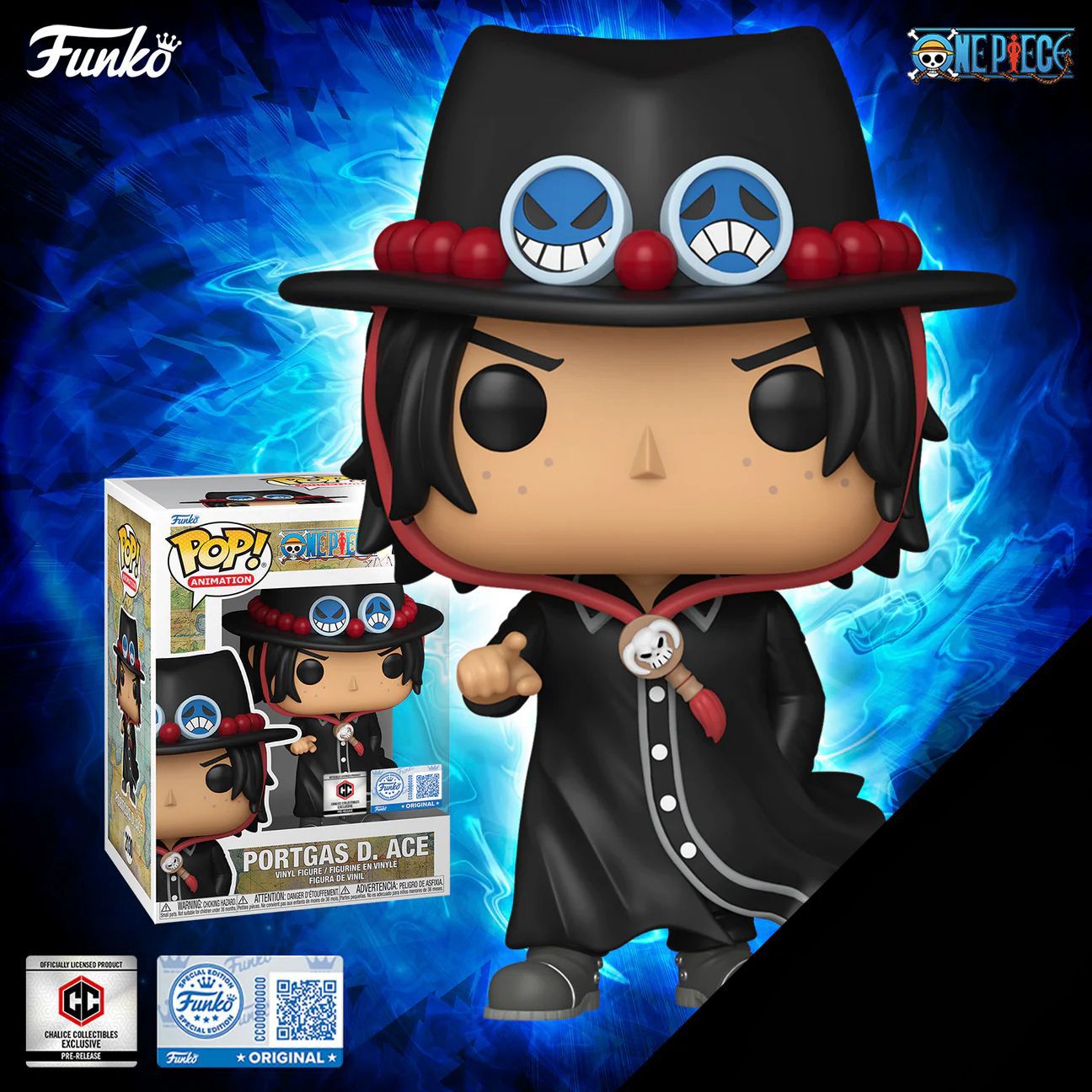 Funko Pop! Animation - Portgas D. Ace [Chalice Collectibles Exclusive]