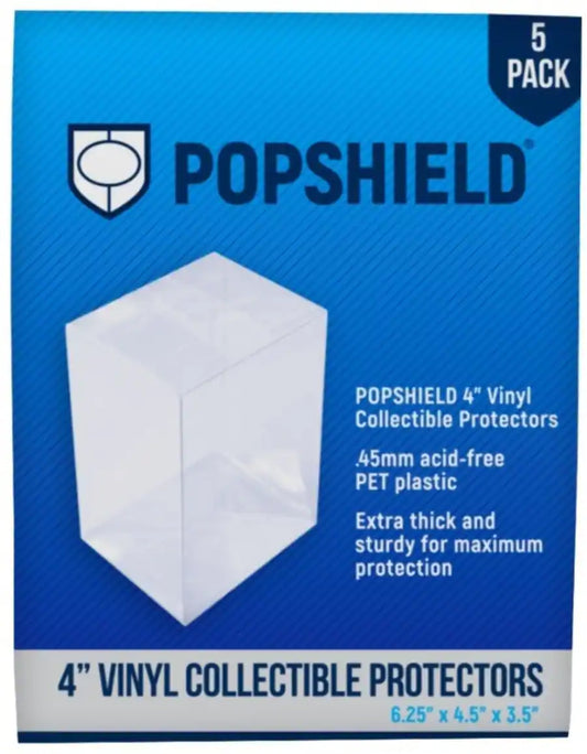 PopShield 4" Collectible Protectors - 5 Pack - Clear