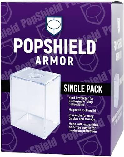 PopShield Armor - Funko Pop! Hard Protectors 4 Inch - Single - Acrylic) (Clear)