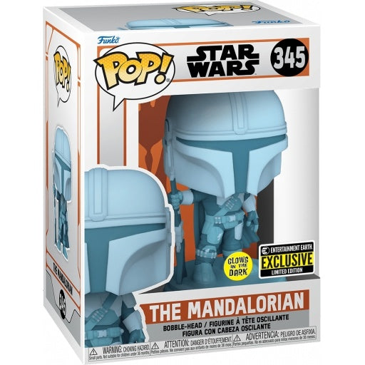 Funko Pop! Star Wars - The Mandalorian (Glows in the Dark)(Entertaiment Earth Exclusive)