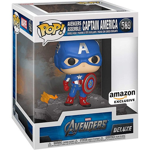 Funko Pop! Marvel - Avengers Assemble - Captain America (Amazon Exclusive)