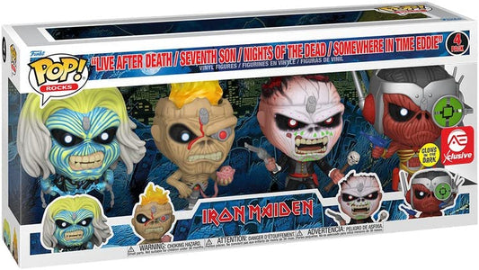 Funko Pop! Rocks - Iron Maiden (4Pack)(GITD)(AE Exclusive)