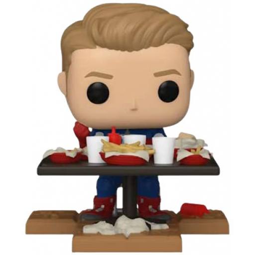 Funko Pop! Marvel - Victory Shawarma - Captain America (Amazon Exclusive)