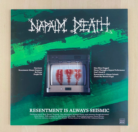 Napalm Death - Resentment Is Always Seismic – A Final Throw Of Throes (Green LP)