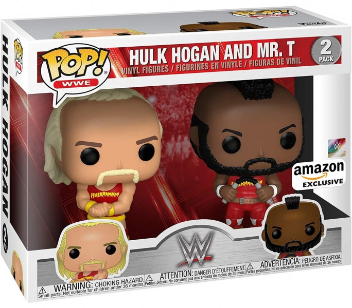 Funko Pop! WWE - Hulk Hogan and Mr. T (Amazon Exclusive)